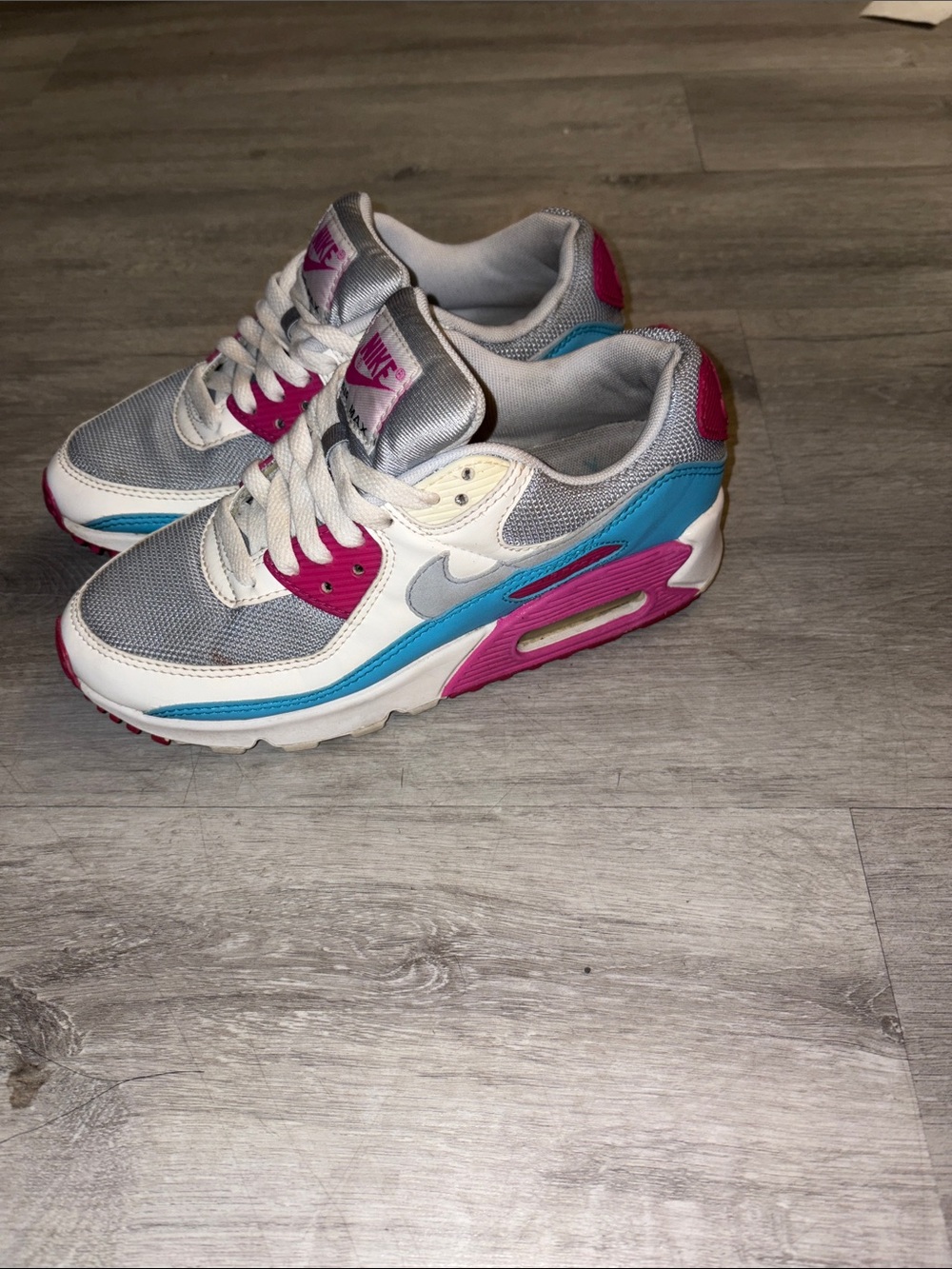 Nike Women’s Retro Running Sneakers in Pink, Blue & Gray